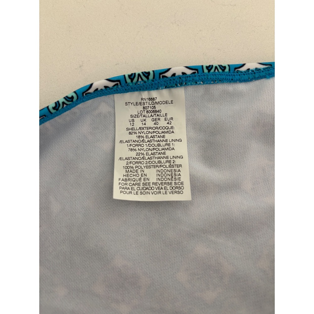 Swim Solutions Surplice Criss Cross One Piece Swimsuit-12 - Picture 12 of 13